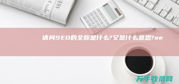 请问SEO的全称是什么?又是什么意思? (seoll)