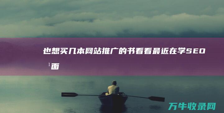 也想买几本网站推广的书看看 最近在学SEO方面的知识 大家帮忙推荐推荐！ 想去听听关于SEO知识的课程 (也想买几本网站的书)